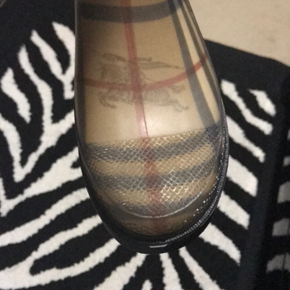 Burberry Haymarket Check Rubber Rain boots - Picture 11 of 14